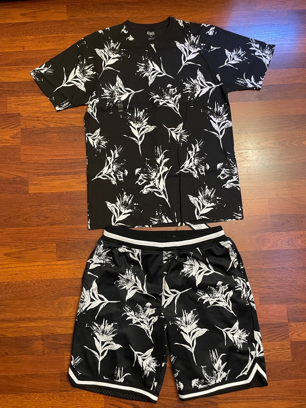 Men Floral graphic bundle Set size XL